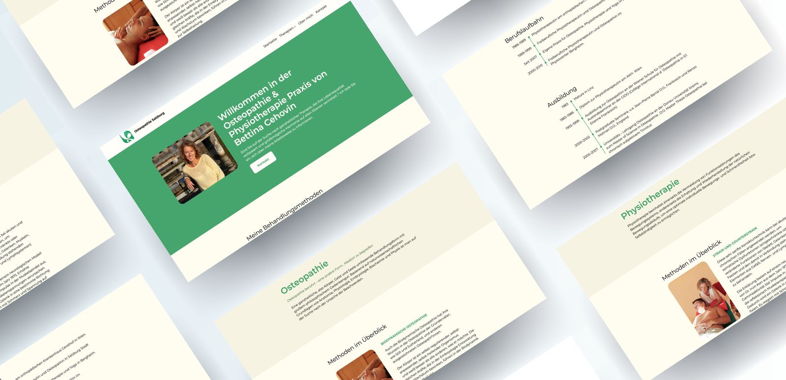 Projekt-Bild von Osteopathie Salzburg – Relaunch mit Fokus auf Übersichtlichkeit