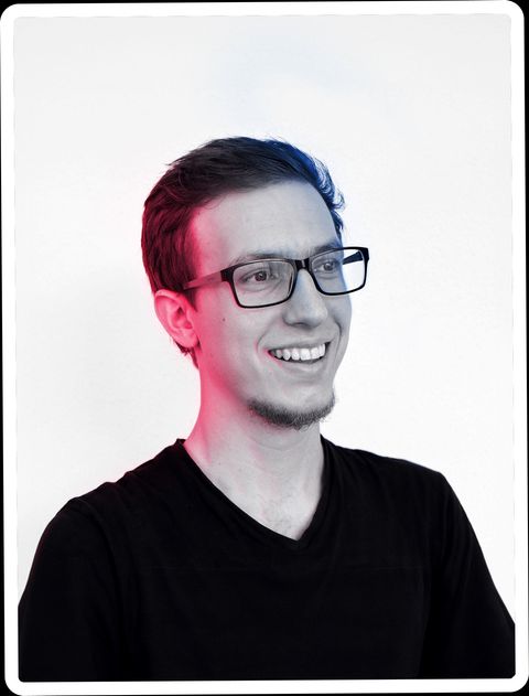 Stilisiertes Portrait von Bernhard Steger